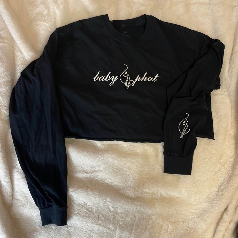 Long sleeve crop top